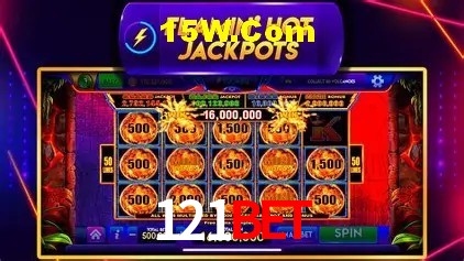 Slots com jackpots e giros grátis na 121Bet